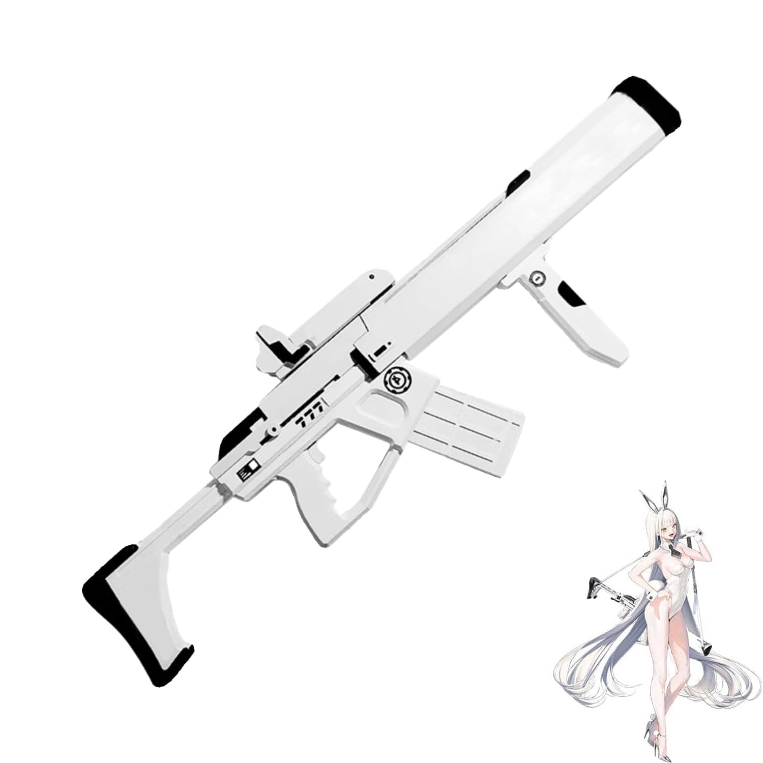 【難あり】勝利の女神:NIKKE ブラン　コスプレ小道具　武器 難あり】勝利の女神:NIKKE ブラン コスプレ小道具 武器